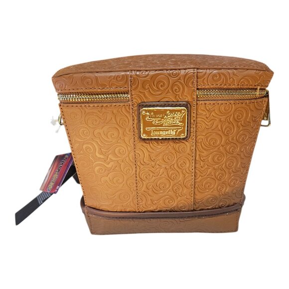 Loungefly Willy Wonka Golden Ticket Figural Hat Crossbody Bag (Limited Edition) - Picture 4 of 5